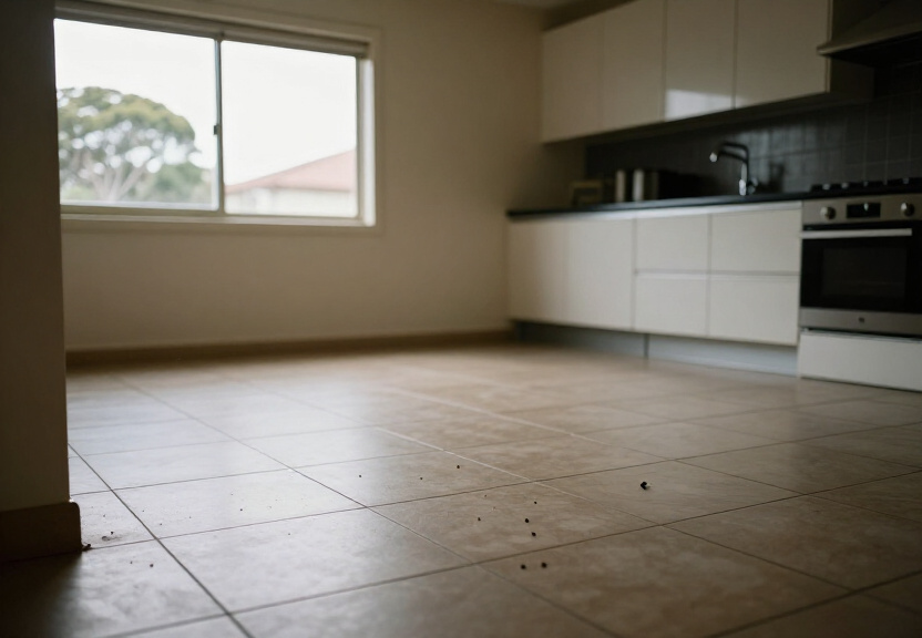Cockroach-free Birrong kitchen after treatment